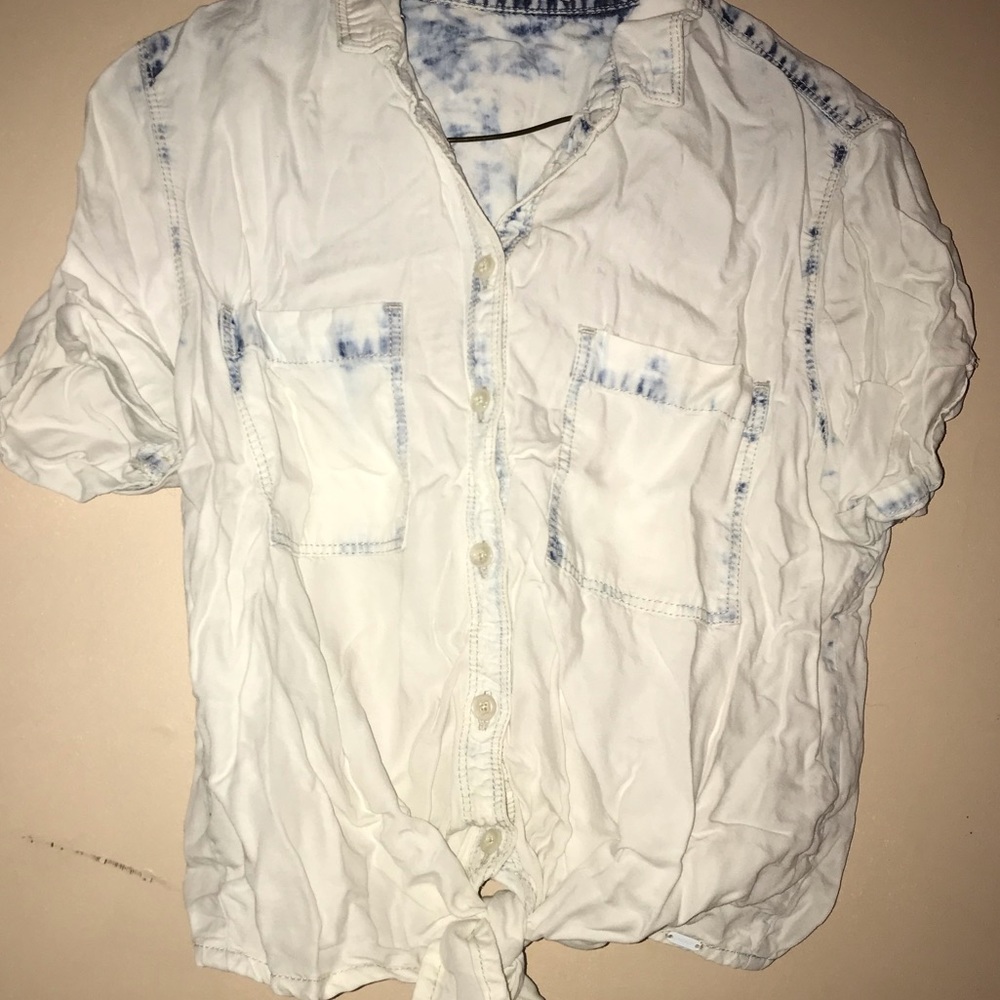 Button up t-shirt